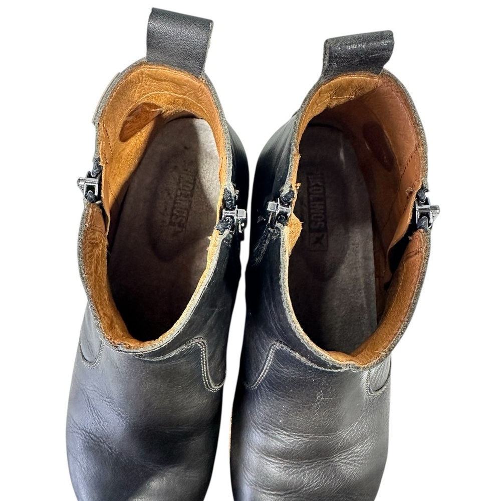 PIKOLINOS Leather Ankle Booties in the color Lead Size 7.5-8 - Picture 6 of 14